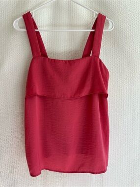 Banana Republic Pink Satin Tie Back Cami Tank Top Women’s Small Sleeveless